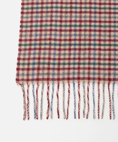 green label relaxing（グリーンレーベルリラクシング）の「カシミヤ 100 トラッド マフラー（マフラー・メンズ・ライトグレー/ネイビー/ベージュ/ダークグレー/レッド/イエロー/パープル/ダークグリーン/グレー系・FREE）」の19枚目の写真