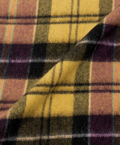 green label relaxing（グリーンレーベルリラクシング）の「カシミヤ 100 トラッド マフラー（マフラー・メンズ・ライトグレー/ネイビー/ベージュ/ダークグレー/レッド/イエロー/パープル/ダークグリーン/グレー系・FREE）」の22枚目の写真