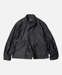 OSCAR DENIM FISHTAIL JACKET _ BLACK