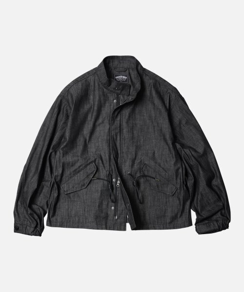 FRIZMWORKS(フリズムワークス)の「OSCAR DENIM FISHTAIL JACKET _ BLACK(その他アウター・メンズ・その他・MEDIUM/LARGE/X-LARGE)」の1枚目の写真
