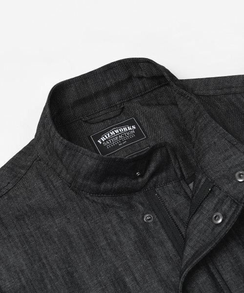 FRIZMWORKS(フリズムワークス)の「OSCAR DENIM FISHTAIL JACKET _ BLACK(その他アウター・メンズ・その他・MEDIUM/LARGE/X-LARGE)」の4枚目の写真