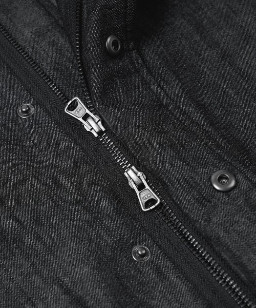 FRIZMWORKS(フリズムワークス)の「OSCAR DENIM FISHTAIL JACKET _ BLACK(その他アウター・メンズ・その他・MEDIUM/LARGE/X-LARGE)」の5枚目の写真