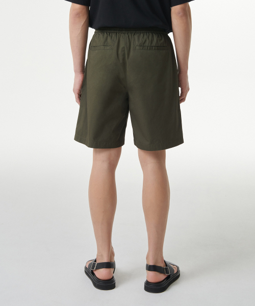 MUSINSA STANDARD（ムシンサスタンダード）の「コットンバンディングショーツ [カーキ]（その他パンツ・メンズ・その他・26/28/30/32）」の3枚目の写真