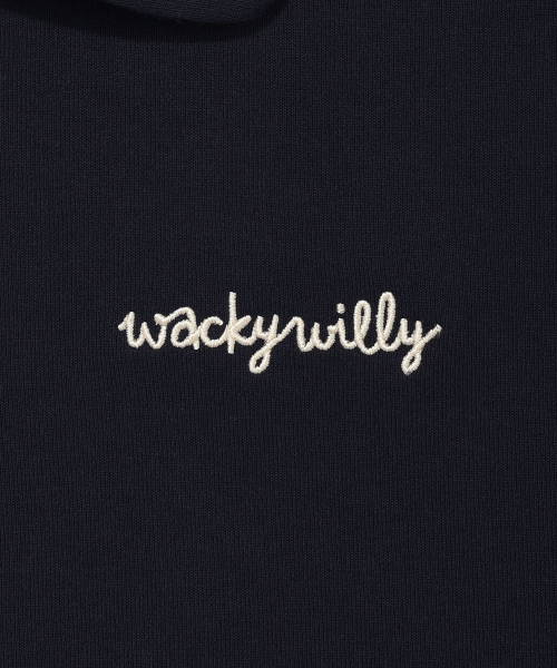 Wacky WiLLy(ワッキーウィリー)の「ウィメンズタイポロゴハーフジップ半袖ダークネイビー(ポロシャツ・レディース・その他・SMALL/MEDIUM)」の5枚目の写真