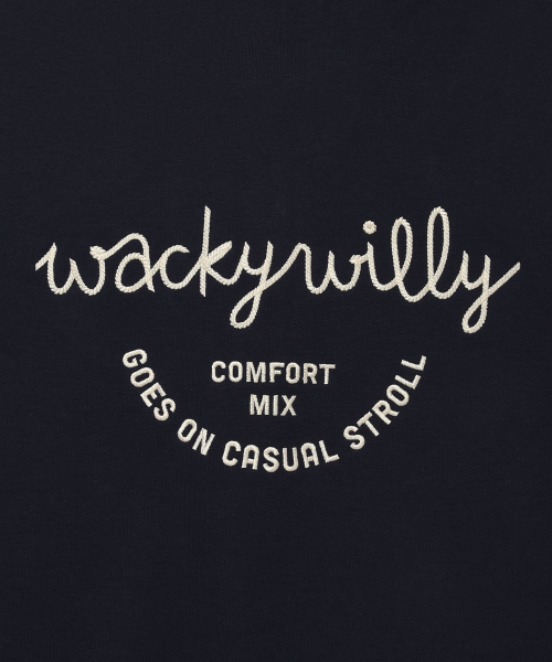 Wacky WiLLy(ワッキーウィリー)の「ウィメンズタイポロゴハーフジップ半袖ダークネイビー(ポロシャツ・レディース・その他・SMALL/MEDIUM)」の8枚目の写真