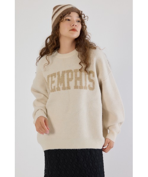 セール】アソートダブルジャガードニットトップス（ニット/セーター