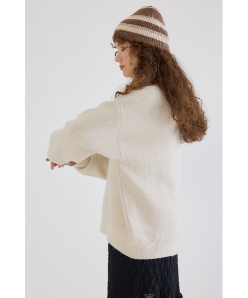 セール】アソートダブルジャガードニットトップス（ニット/セーター