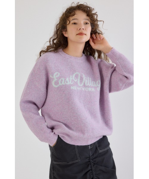 セール】アソートダブルジャガードニットトップス（ニット/セーター