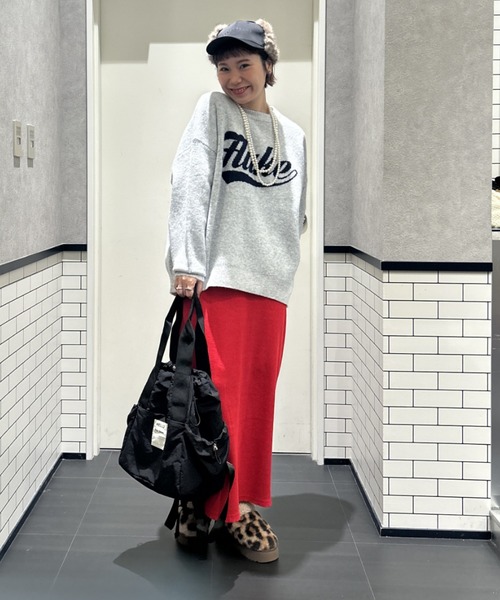 セール】アソートダブルジャガードニットトップス（ニット/セーター