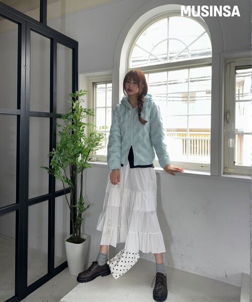 TYPESERVICE（タイプサービス）の「Bonded Dot Down Jacket [Blue]（ダウンジャケット/コート・レディース・その他・FREE）」の6枚目の写真