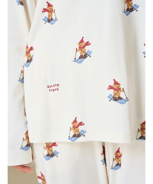 gelato pique（ジェラートピケ）の「【HOLIDAY】スキーベア柄ロンT