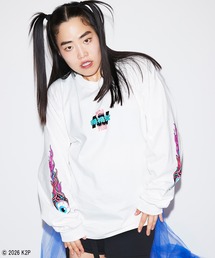 NOSTALVIA（ノスタルヴィア）の「禍禍女 × NOSTALVIA ノスタルヴィア コラボ ロンT（Tシャツ/カットソー）」