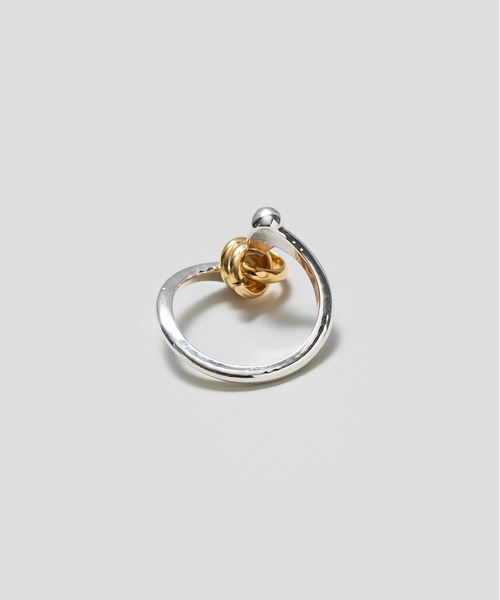 LAPUIS(ラピュイ)の「LAPUIS(ラピュイ) Flow coil ring(リング・レディース・マルチ/ゴールド・11号/13号)」の3枚目の写真