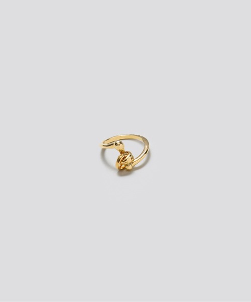 LAPUIS(ラピュイ)の「LAPUIS(ラピュイ) Flow coil ring(リング・レディース・マルチ/ゴールド・11号/13号)」の6枚目の写真