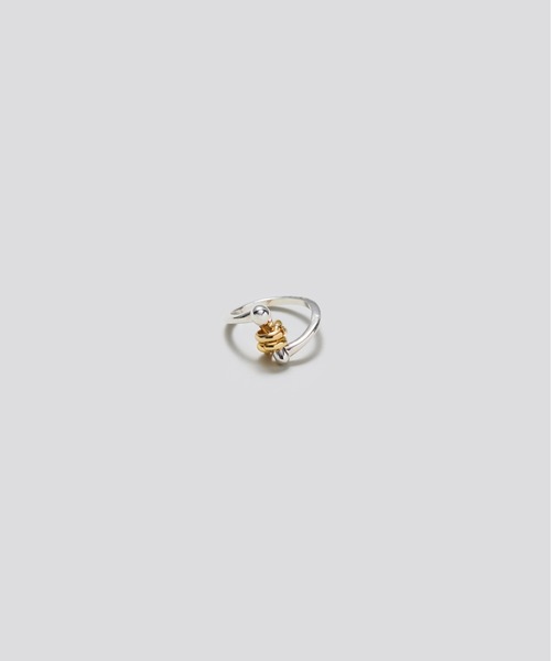 LAPUIS(ラピュイ)の「LAPUIS(ラピュイ) Flow coil ring(リング・レディース・マルチ/ゴールド・11号/13号)」の5枚目の写真