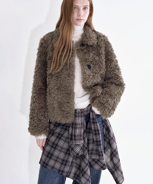 fano studios プードルファーショートジャケット NEW ITEM-ファッション通販サイト-chuclla,FANO STUDIOS official