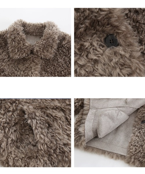 プードルファー ショートジャケット FD25W167【Fano Studios】【2025AW