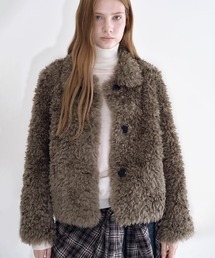 プードルファー ショートジャケット FD25W167【Fano Studios】【2025AW