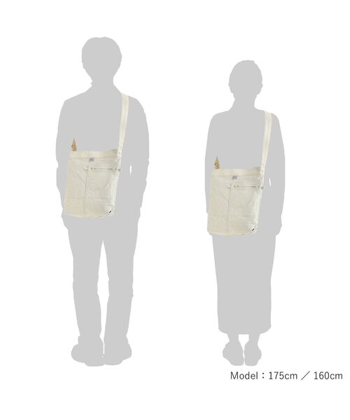 PORTER(ポーター)の「マイル ショルダーバッグ(ショルダーバッグ・メンズ・オフホワイト/ブラック・FREE)」の20枚目の写真