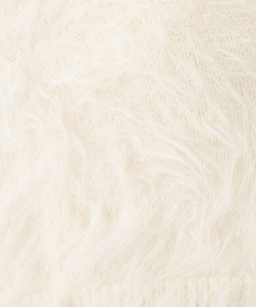 abahouse mavie（アバハウスマヴィ）の「【２点セット】シャギーニットアンサンブル（ニット/セーター・レディース・オフホワイト/チャコールグレー/ピンク・フリー）」の21枚目の写真