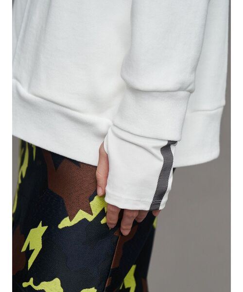 セール】ARM COVER DOCKING CREWNECK TOP / アームカバードッキング