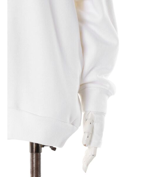 UN3D.(アンスリード)の「ARM COVER DOCKING CREWNECK TOP / アームカバードッキングクルーネックトップ(スウェット・レディース・ホワイト/ブラック/グレー・44/38)」の18枚目の写真
