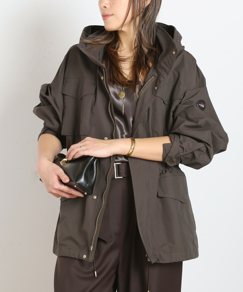 YDOT(ワイドット)の「【YDOT/ワイドット】別注 New Over field Jacket(その他アウター・レディース・ブラウン/ブラック・FREE)」の2枚目の写真
