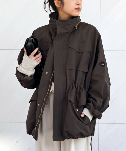 YDOT(ワイドット)の「【YDOT/ワイドット】別注 New Over field Jacket(その他アウター・レディース・ブラウン/ブラック・FREE)」の11枚目の写真