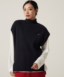 Eddie Bauer（エディーバウアー）の「モックネック ニットベスト ＆ インナー Tシャツ セット（ベスト）」