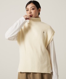 Eddie Bauer（エディーバウアー）の「モックネック ニットベスト ＆ インナー Tシャツ セット（ベスト）」