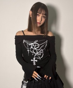 Belle Charme】Rose Corsage Frill Blouse（シャツ/ブラウス）｜Belle
