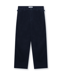 BESLOW（ビースロー）の「CORDUROY TWO TUCK PANTS NAVY（その他パンツ）」