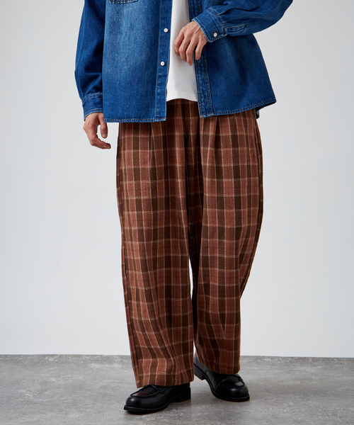 B.C STOCK（ベーセーストック）の「アソート オーバースリーピングパンツ（その他パンツ・メンズ・グレー/チョコ/ブラック/ブラウン/ライトグレー/ネイビー・FREE）」の5枚目の写真