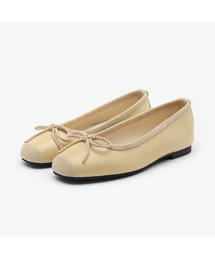 SAPPUN（サプン）の「Kate Ribbon Flats (1cm)（バレエシューズ）」