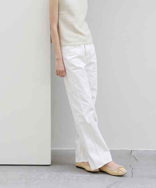 SAPPUN（サプン）の「Kate リボン フラットシューズ (1cm)（バレエシューズ・レディース・ピンク/ベージュ/ブラック/ライトイエロー/アイボリー・25.5cm/22.5cm/23cm/23.5cm/24cm/24.5cm/25cm）」の7枚目の写真