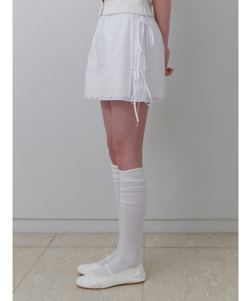 RE_L(リエル)の「April mini skirt (white)(スカート・レディース・その他・SMALL)」の2枚目の写真
