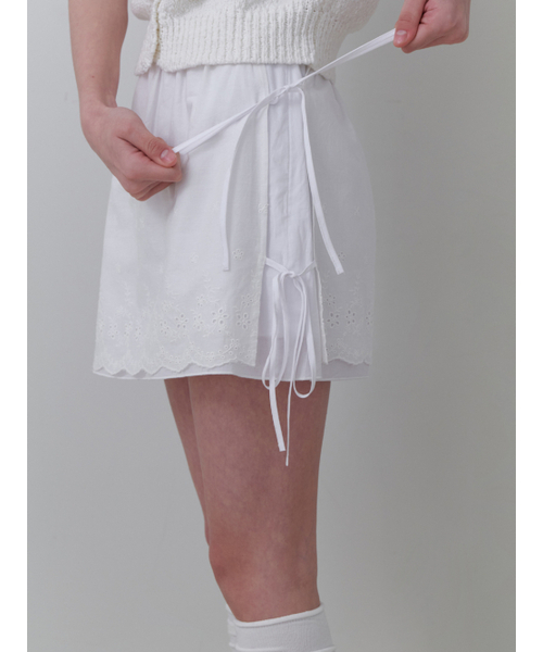 RE_L(リエル)の「April mini skirt (white)(スカート・レディース・その他・SMALL)」の3枚目の写真