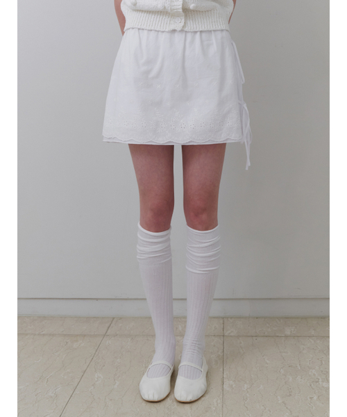 RE_L(リエル)の「April mini skirt (white)(スカート・レディース・その他・SMALL)」の6枚目の写真