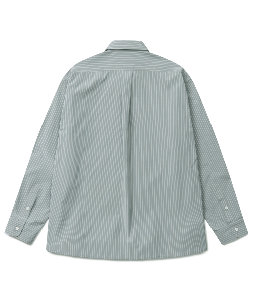CONNECT KINLOCH（コネクトキンロック）の「ストライプシャツ（グレー）（シャツ/ブラウス・メンズ・その他・MEDIUM/LARGE）」の2枚目の写真