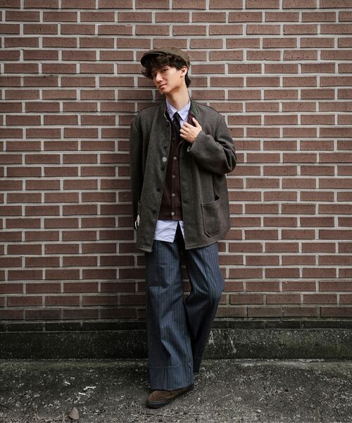 JUAN HOMME(ジュアンオム)の「クロップラウンドネックカーディガン(ブラウン)(カーディガン/ボレロ・メンズ・その他・MEDIUM/LARGE)」の10枚目の写真