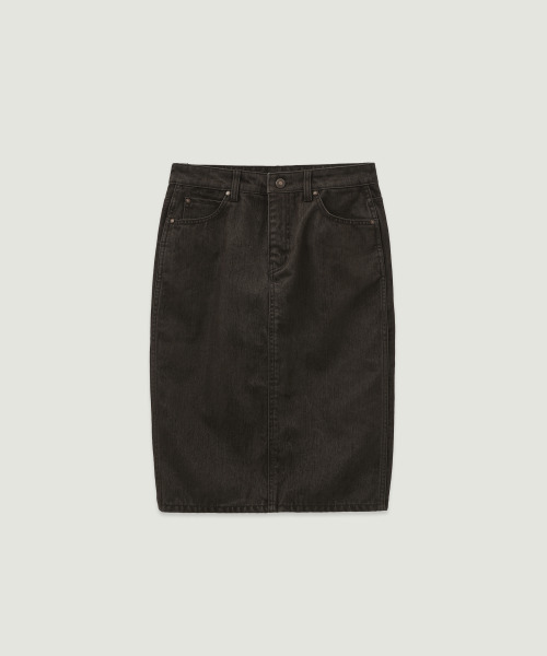 LMOOD(エルムード)の「(W) ルチアベルベットデニムミディスカートブラウン(スカート・レディース・その他・38/36/34)」の3枚目の写真