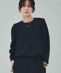 qualite | ライトダブルクロスナローブラウス/オケージョン/セレモニー/フォーマル/オフィスカジュアル(シャツ/ブラウス)