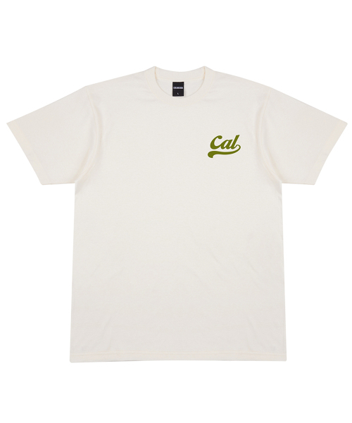 CREAM SODA LAB(クリームソーダラボ)の「キャリー ロゴ アイボリーグリーン 半袖Tシャツ(Tシャツ/カットソー・レディース・その他・LARGE/MEDIUM/X-LARGE/XX-LARGE)」の1枚目の写真