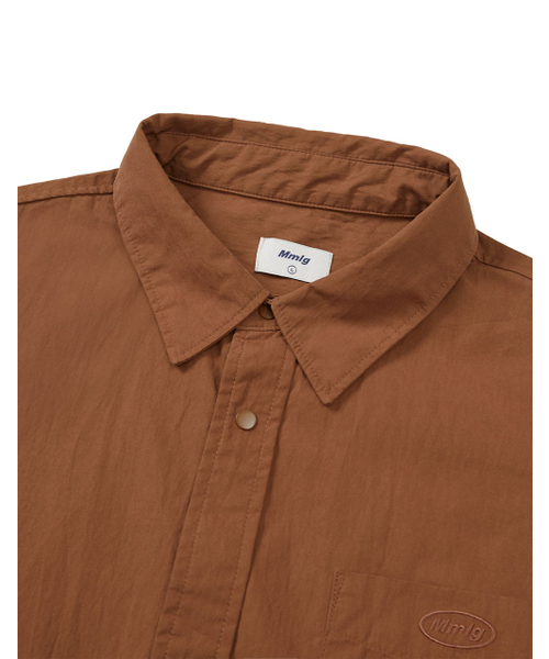 MMLG（エムエムエルジー）の「[Mmlg] WASHED SERIES SHIRT (BRICK)（シャツ/ブラウス・レディース・その他・LARGE/X-LARGE/SMALL/MEDIUM）」の3枚目の写真