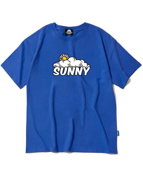 TRIPSHION(トリップション)の「SUNNY & CLOUD GRAPHIC Tシャツ - ブルー(Tシャツ/カットソー・メンズ・その他・X-LARGE/MEDIUM/LARGE)」の1枚目の写真