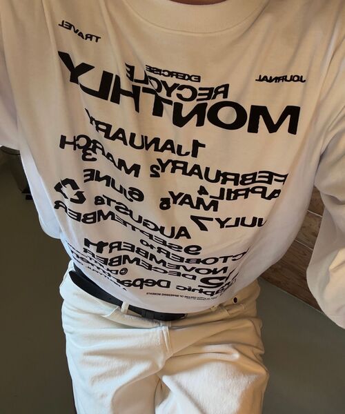 DURTの「MONTHLY LONG SLEEVE TEE (WHITE)(Tシャツ/カットソー・レディース・その他・SMALL/MEDIUM/LARGE/X-LARGE)」の5枚目の写真