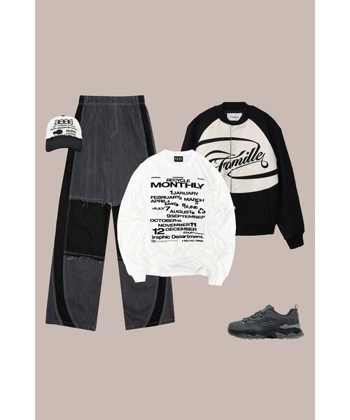 DURTの「MONTHLY LONG SLEEVE TEE (WHITE)(Tシャツ/カットソー・レディース・その他・SMALL/MEDIUM/LARGE/X-LARGE)」の2枚目の写真
