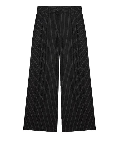 LARTIGENT(ラーティゼン)の「L19 CHECK PLEATS WRAP SET(BLACK)(その他パンツ・レディース・その他・SMALL/MEDIUM)」の2枚目の写真
