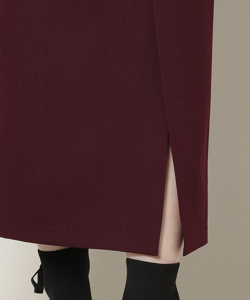 WILLSELECTION（ウィルセレクション）の「リボンデザインIラインワンピース（ワンピース・レディース・ブラウン系その他/ボルドー/チャコールグレー・FREE）」の12枚目の写真