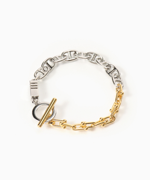 Jieda(ジエダ)の「JIEDA / ジエダ SWITCHING BRACELET-B(ブレスレット・メンズ・ゴールド/シルバー・FREE)」の6枚目の写真